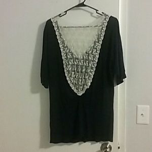 Everly Lace Back Top