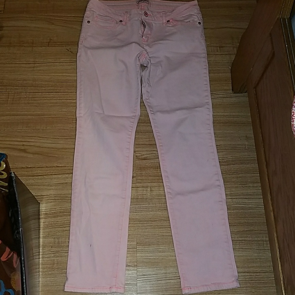 Aeropostale light pink Bayla Skinny jeans