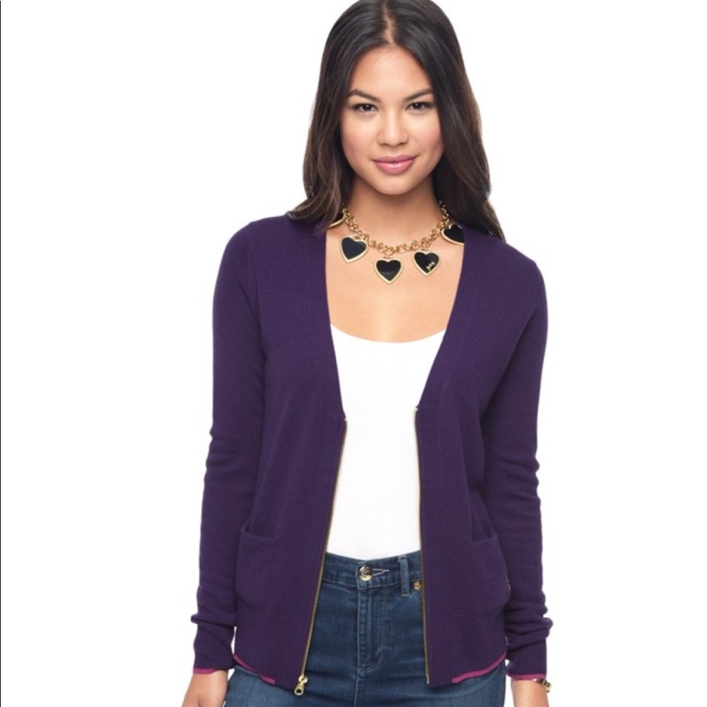 Juicy Couture cashmere zip cardigan