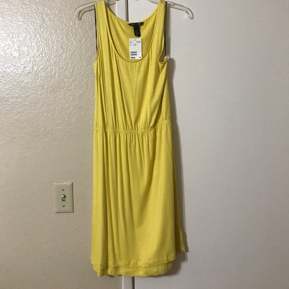 Yellow H&M dress
