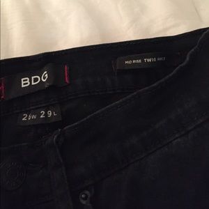 Black skinny BDG Jeans