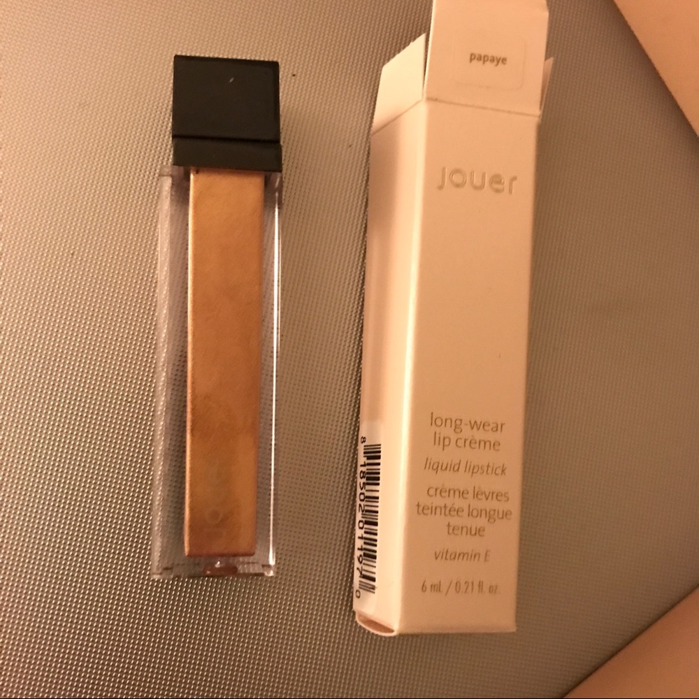 Jouer papaya color liquid lipstick