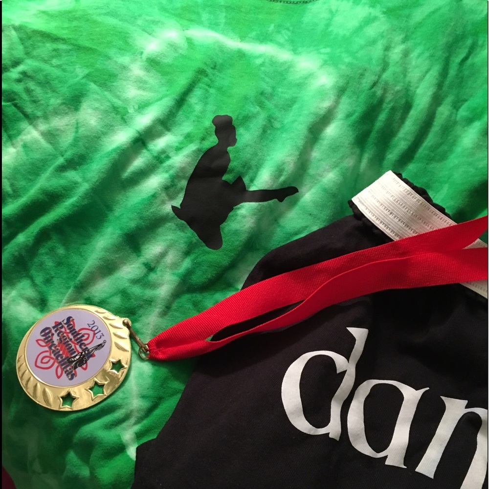 BRAND NEW Irish Dancer Shamrock Tie-Dye Shirt