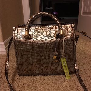 Metallic gold purse NWT