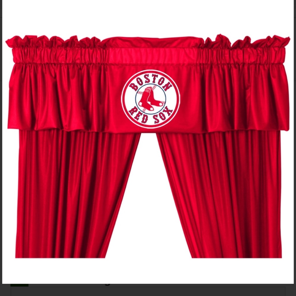 Boston Red Sox Window Valance
