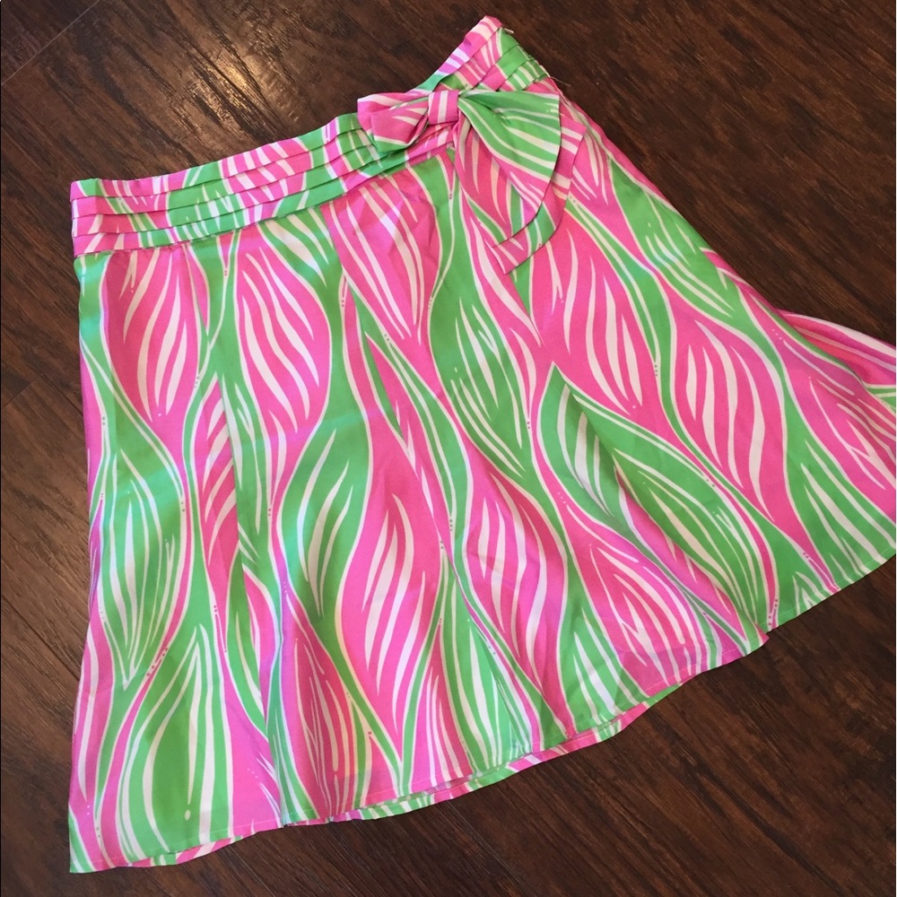 Lilly Pulitzer silk skirt