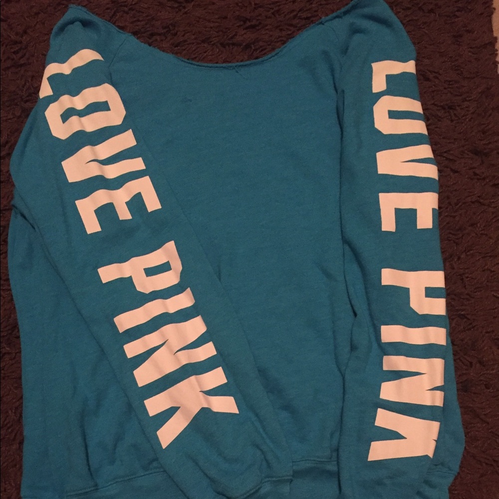 PINK Victoria's Secret Off the Shoulder Pullover