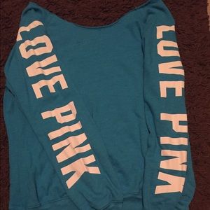 PINK Victoria's Secret Off the Shoulder Pullover