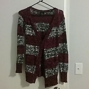 Rue21 Striped Cardigan
