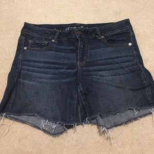 American Eagle Distressed Jean Shorts