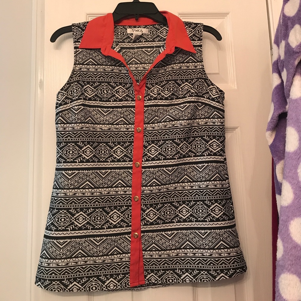 Tribal pattern tank