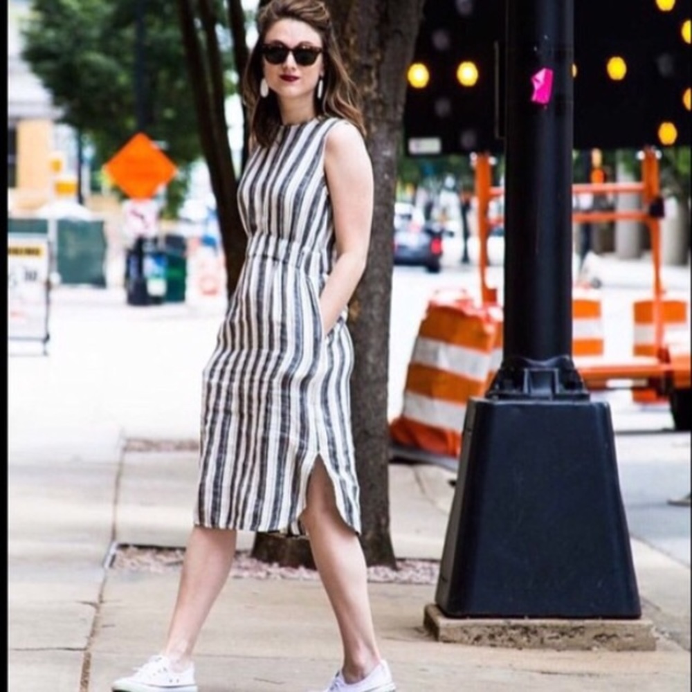 Loft  Linen Dress NWOT