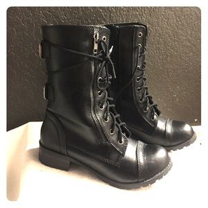 Black Combat Boots