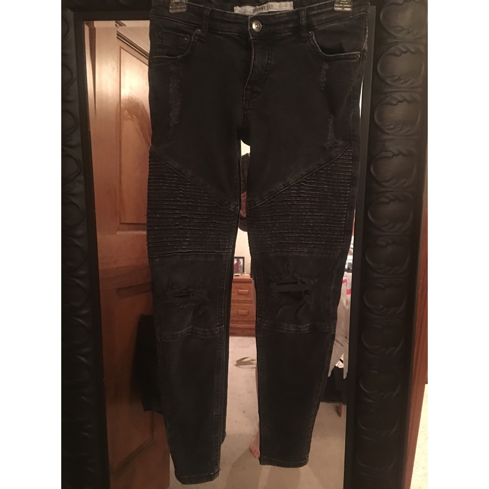 Moto black skinny jeans