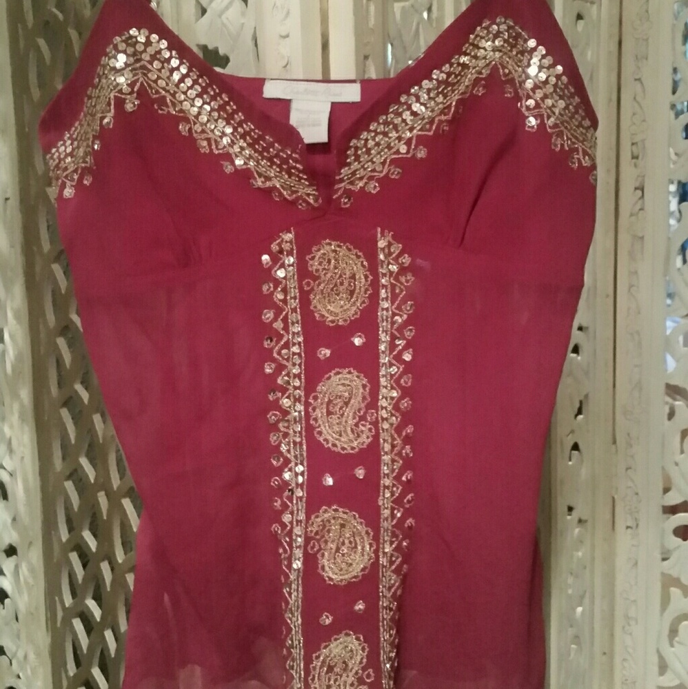 Charlotte Russe sheer top.