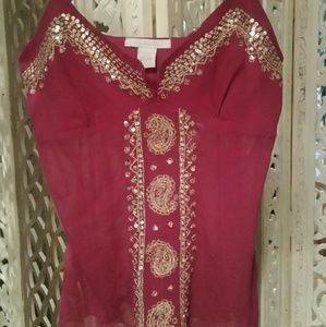 Charlotte Russe sheer top.