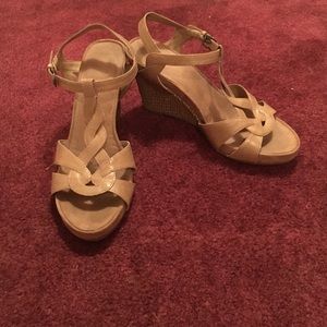 Tan wedges