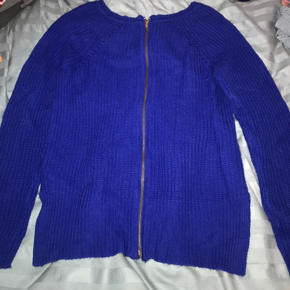Royal blue sweater