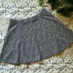 High waisted mini skirt