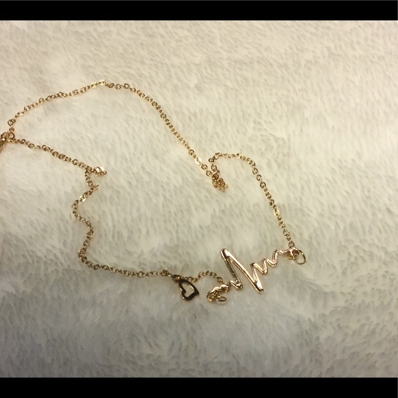 Heart beat pendant necklace charm women's free box - Picture 4 of 6