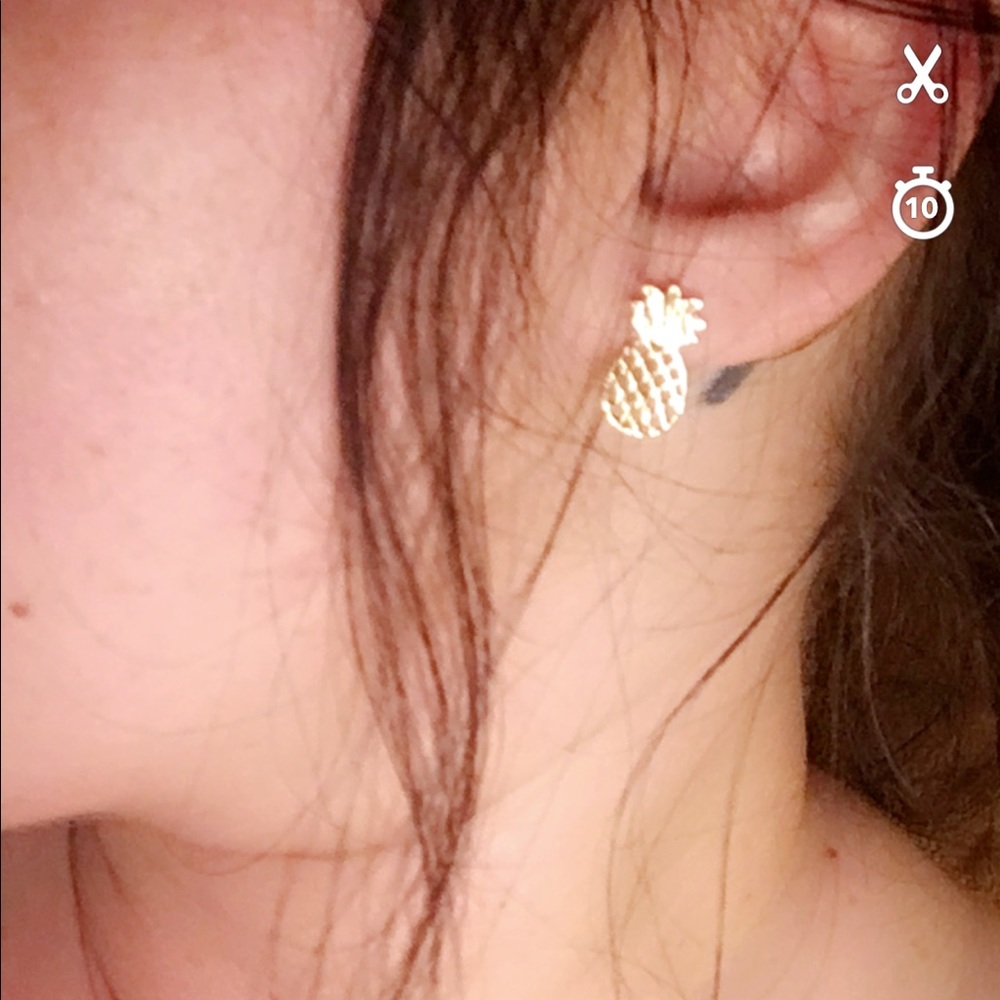 Pineapple earrings