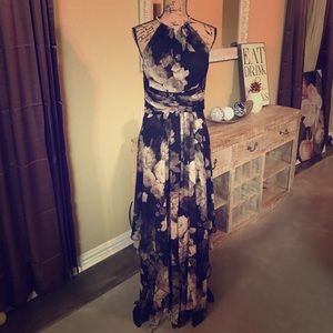 Floor length Floral maxi dress