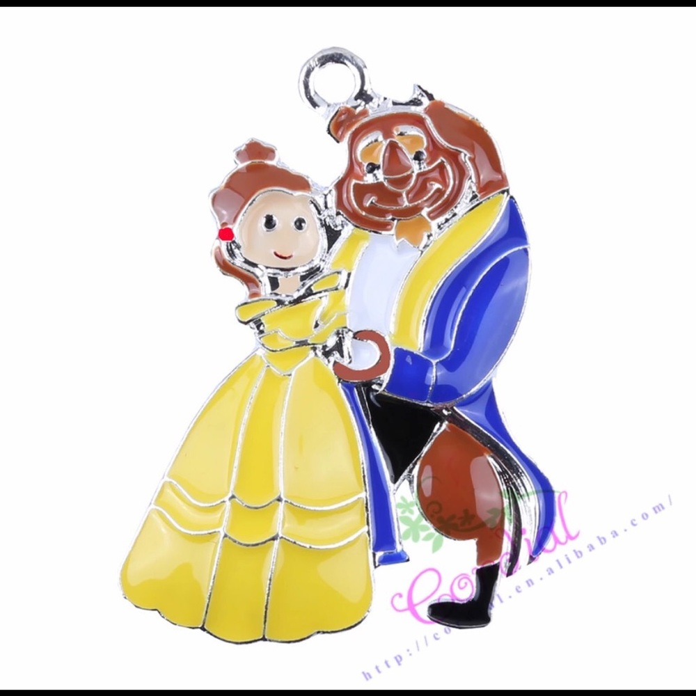 Disney Beauty and the Beast pendant charm