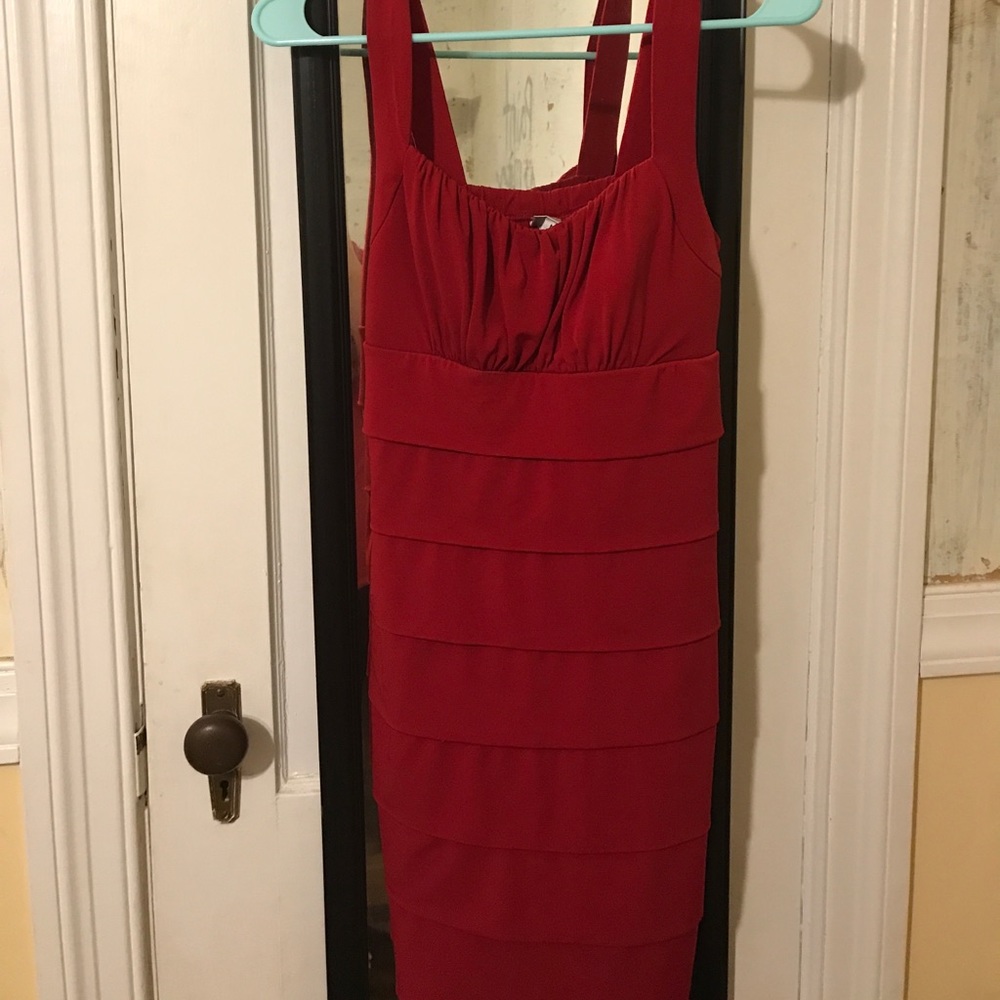 Sexy red dress