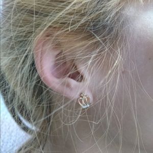 Crown earrings