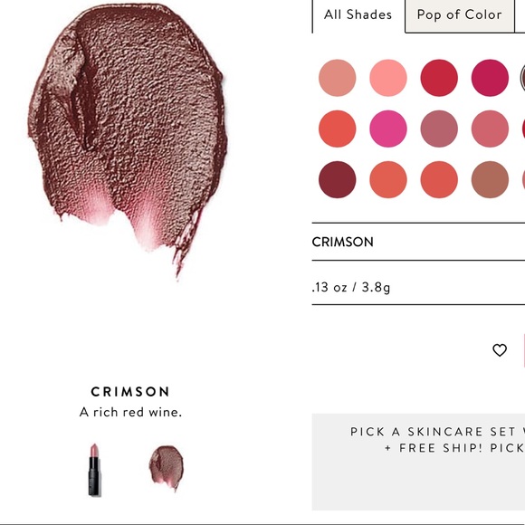 X SOLD X HP! Bobbi Brown Rich Lip Color - Crimson - Picture 6 of 8