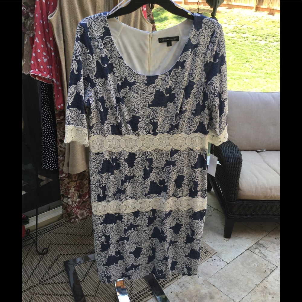 SOLD! 🦋BEAUTIFUL LACE/DENIM DRESS!🦋