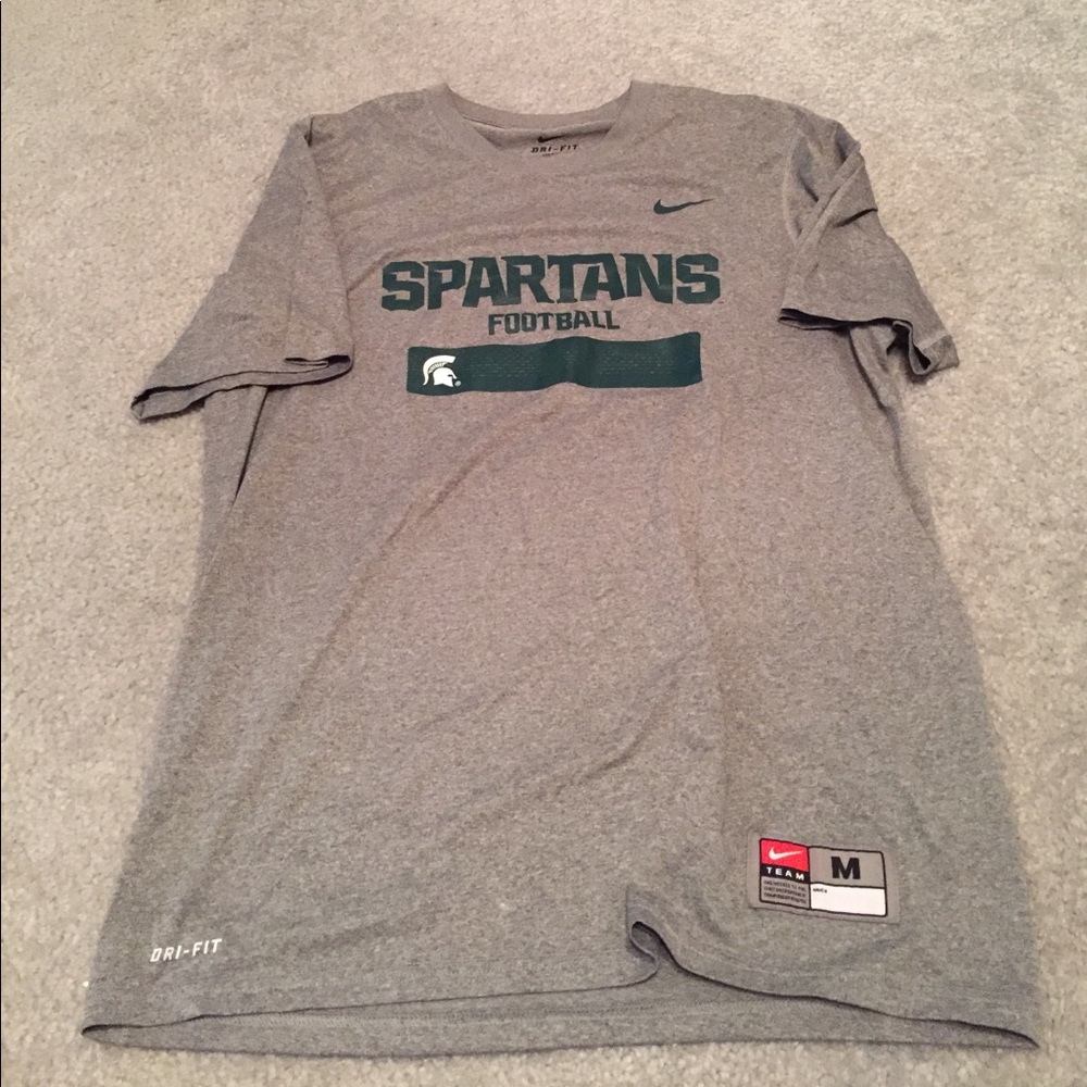 Michigan state Spartans Nike dri fit tee
