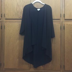 Black LuLaRoe Lindsay Kimono Size Small