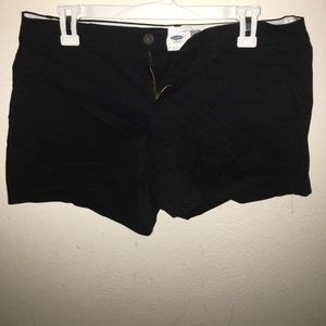 Black "khaki" shorts