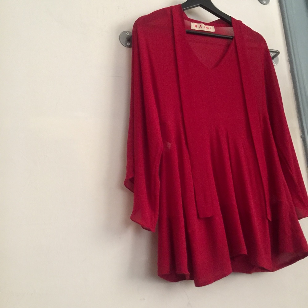 Marni ❤️ sheer silk blouse - Picture 3 of 5