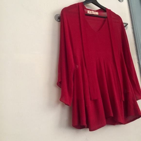 Marni ❤️ sheer silk blouse - Picture 3 of 5