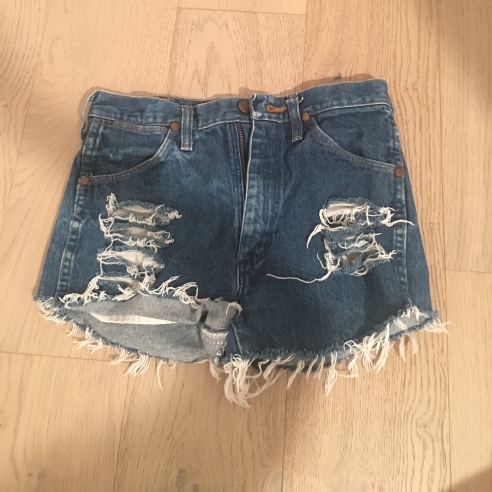 Distressed Denim Shorts (Flea Market)