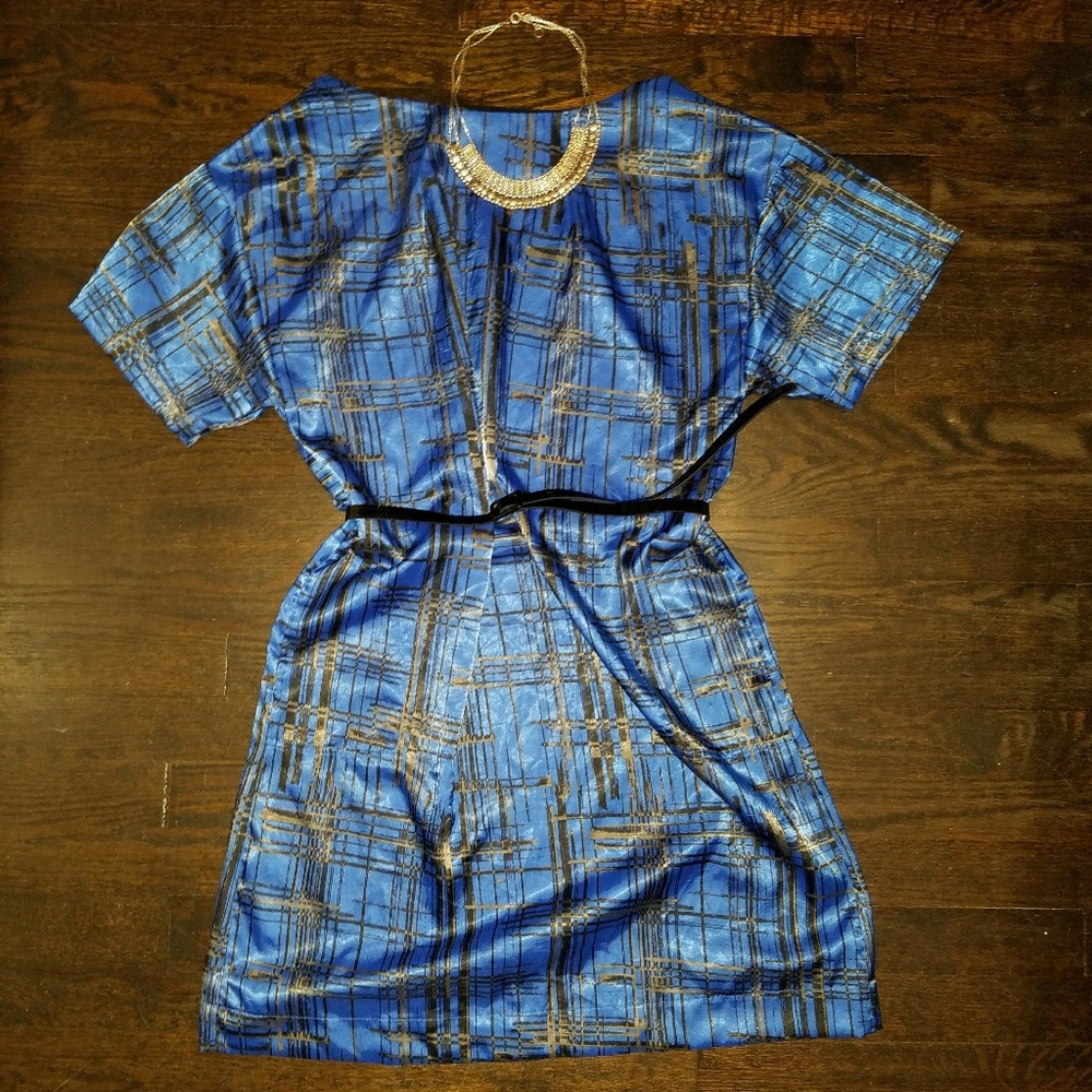 Classy blue dress