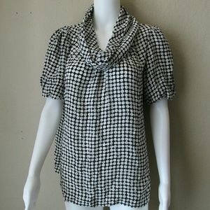 100% Silk Banana Republic Polka Dot Blouse