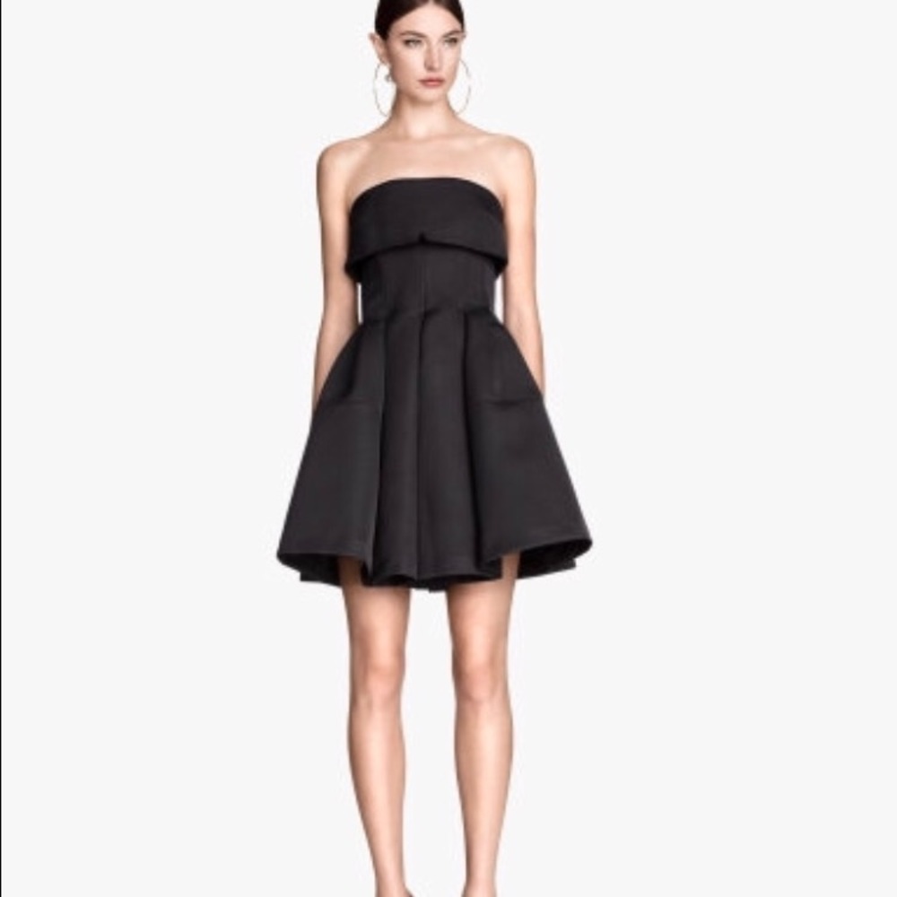 Strapless jumpsuit dress