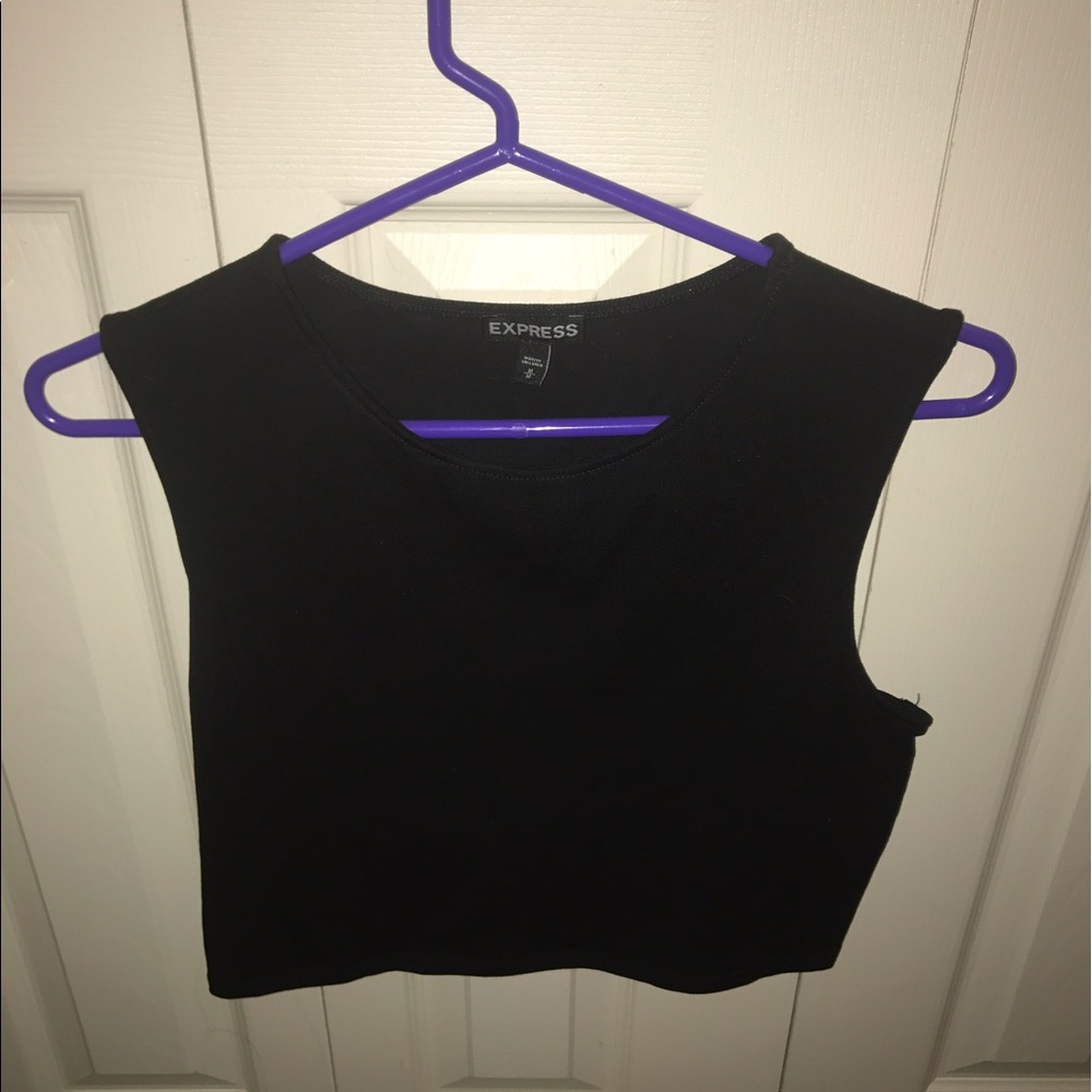 Black Express CropTop; BRANDNEW; size Medium;