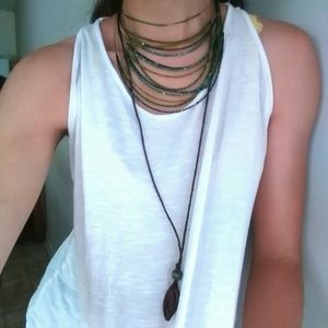 Earth tone necklace bundle!