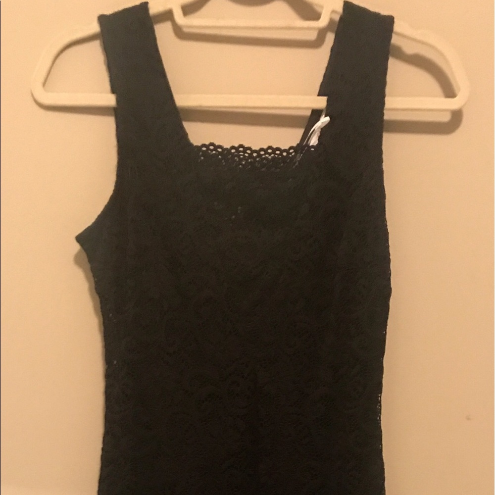 Black lace Candie's formal dress Small NWOT