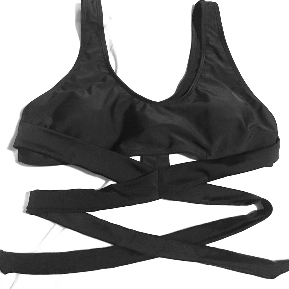 XL Black Bikini Top