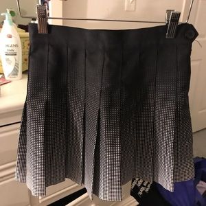 American Apparel Black & white ombre tennis skirt