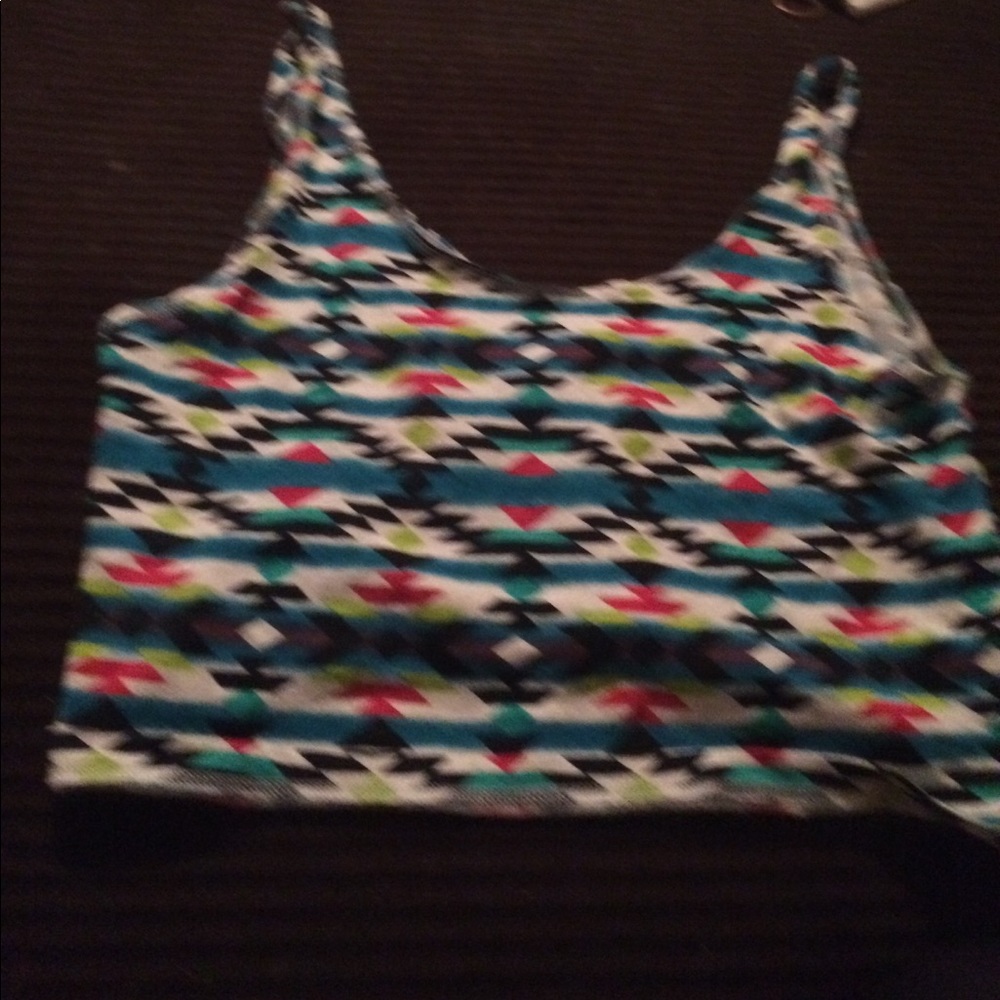 Aztec crop top