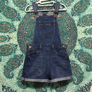 Levi's Orange Tab Short Overalls