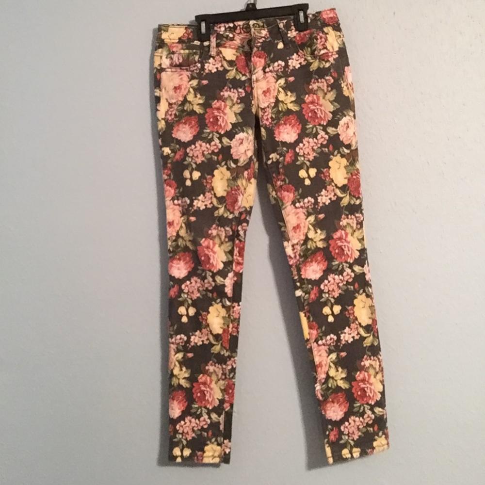 Floral Skinny jeans