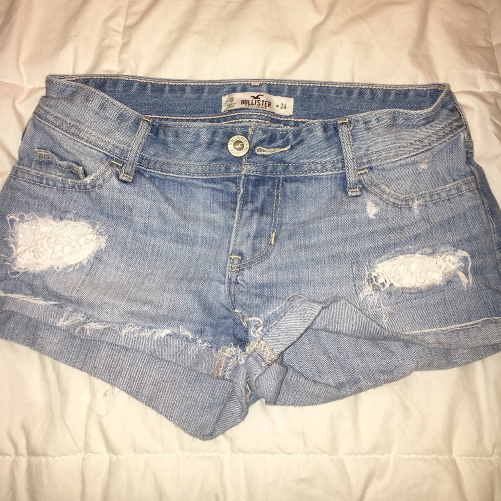 Hollister denim shorts