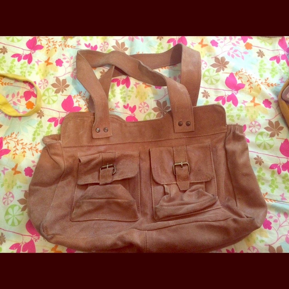 Vintage suede purse